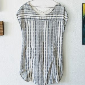 Sienna sky linen tunic